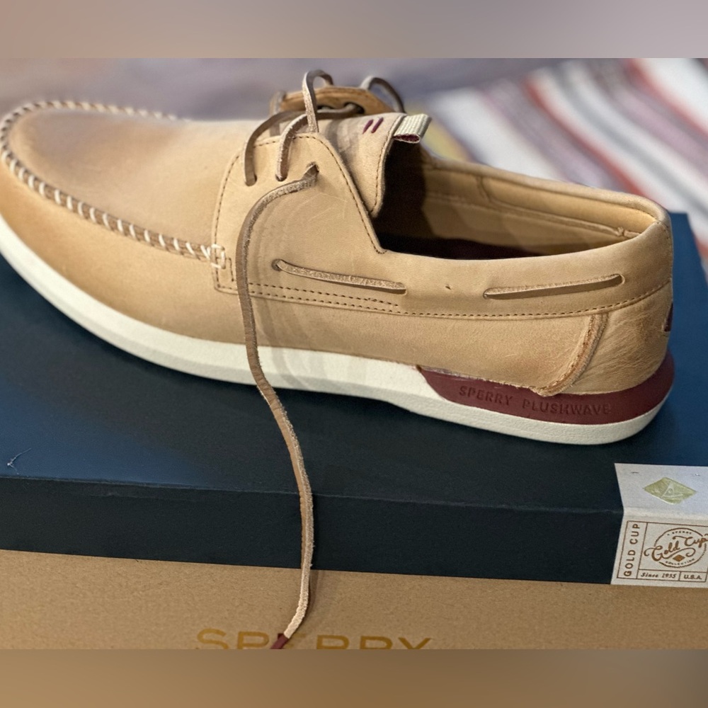 Sperry Gold Cups! Tan Leather Men's Shoes